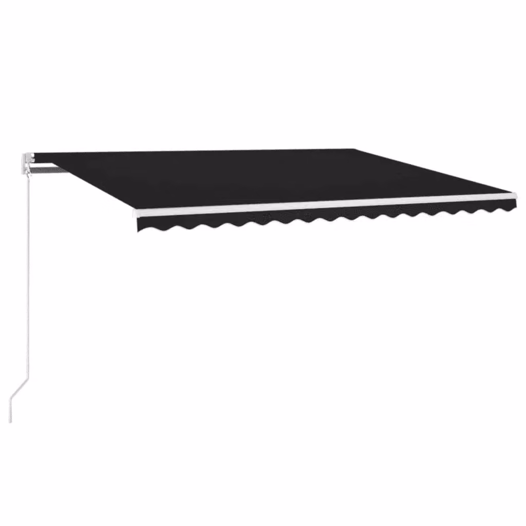 Tenda retrattile Videx in poliestere e alluminio colore antracite L: 400 cm, P: 350 cm – 2