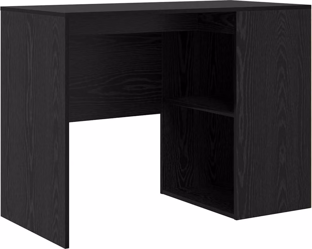 Scrivania Rovere Nero 102 x 50 x 75 cm Legno multistrato