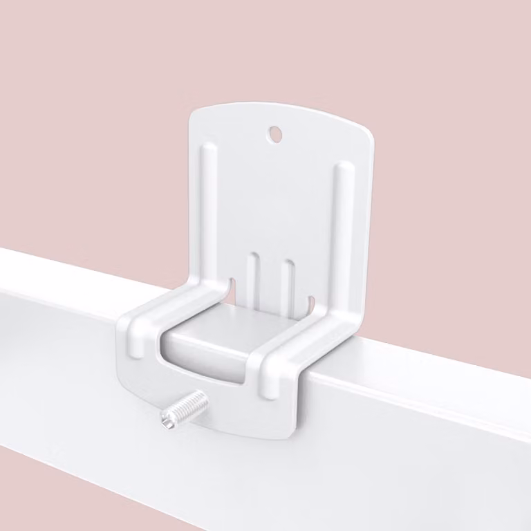 Supporti per materassi, set da 6 pezzi, colore bianco, metallo, antiscivolo
