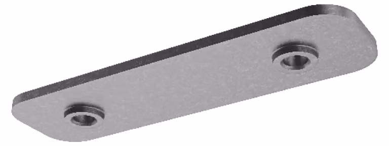 ARELUX XNET: Set di 2 elementi metallici per collegamento meccanico lineare, compatibili con profili per superfici