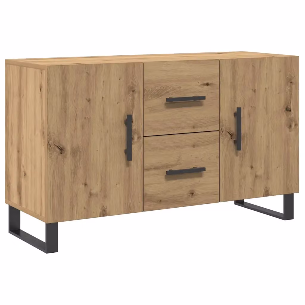 Credenza Moderna vidaXL in Legno e MDF Colore Marrone con Finitura Opaca L: 60 cm, P: 36 cm, H: 36 cm – 2
