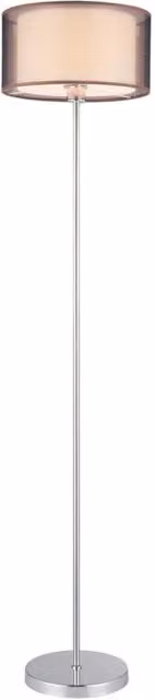 Lampada da terra Anastasia Rabalux E27 60W cromo/marrone