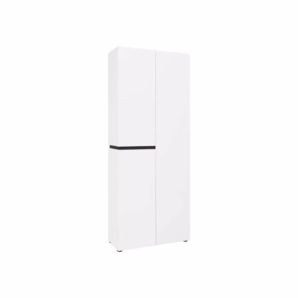 Scarpiera DMORA Moderna con Ante Soft Close, Capacità 42 Paia, L/P/H: 80 x 34 x 200 cm, Bianco Lucido o Antracite Lucido – 2
