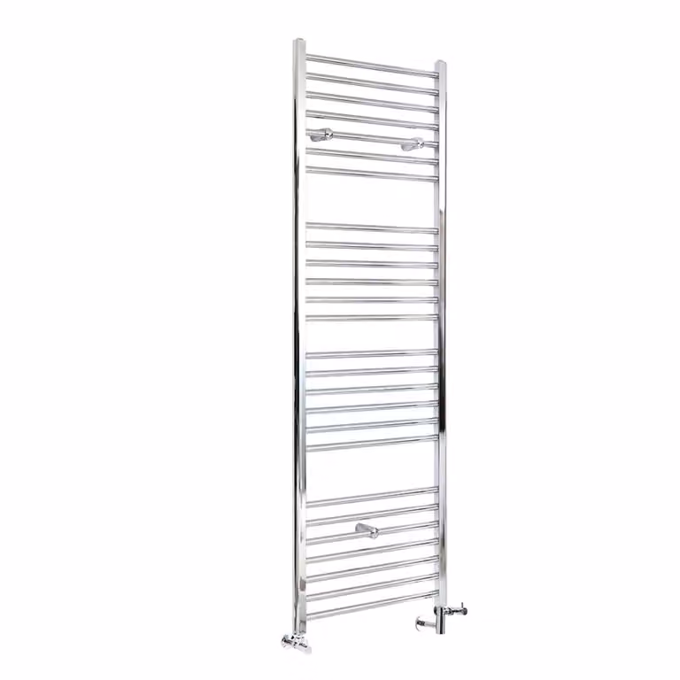 Scaldasalviette Misto Piatto - Termoarredo Bagno Cromato - 1800 x 600mm - 564W - Kent