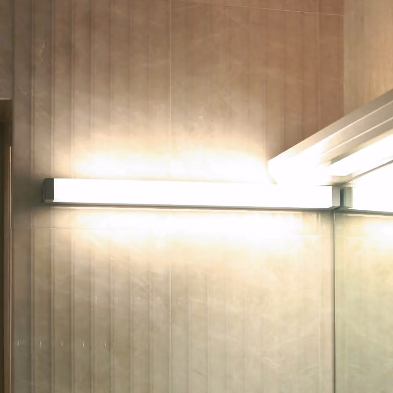 G & L Handels GmbH Applique da parete a LED 512116130, Bianco / Opale, Corridoio, Alluminio, Applique a LED