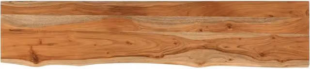 Piano Tavolo | Superficie Tavolo | Piano Scrivania 180x40x2,5 cm Rettangolare Legno Acacia Bordi Vivi