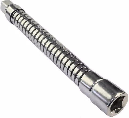 Prolunga flessibile - Rotazione - Argento - 90° - 300 mm - Metallico