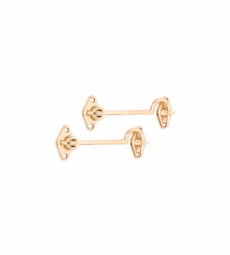 Gancio Porte E Finestre Ottone Massiccio Mm.100