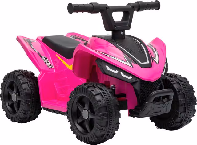 Quad Elettrico per Bambini AIYAPLAY 6V, Fucsia, per 18-48 Mesi, Portata 25 kg – 1