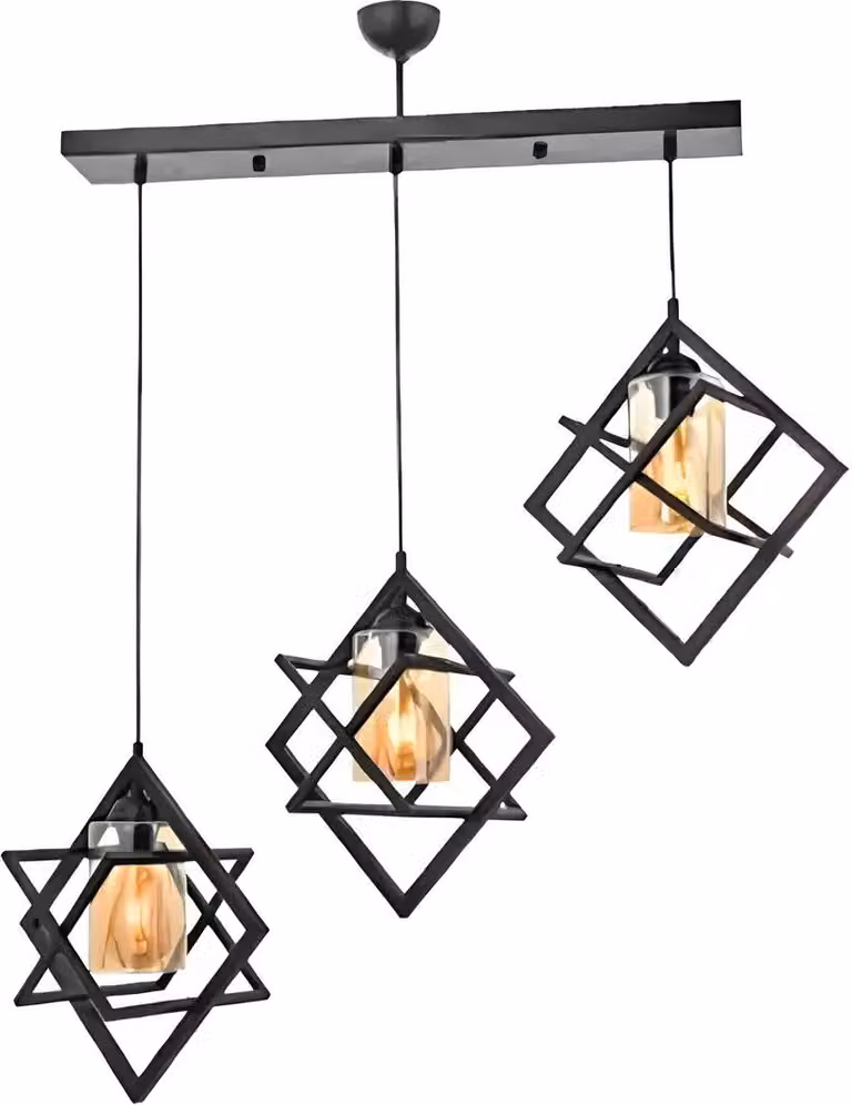 Deckenlampe Black Pendelleuchte luxuriöse Wohnzimmer Innenbereich Lampe