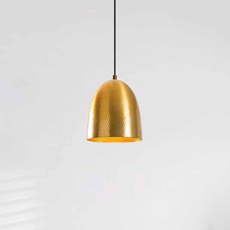 Lampada a sospensione Tattoo 2376 Opviq, dimmerabile, Ottone / Oro, Soggiorno / Sala da pranzo, Metallo, Lampada a sospensione