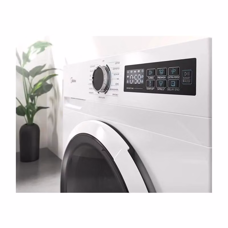 Lavatrice Midea a caricamento frontale, 8 kg, 1400 rpm, Classe A, Bianco, Profondità: 53,5 cm – 3