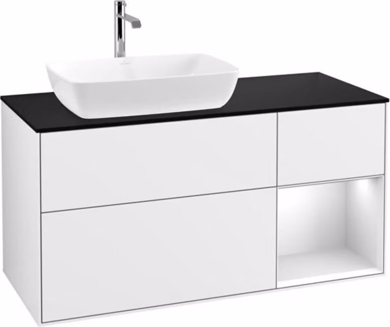 Mobile V&B Finion 120cm, Pl b m, Rg wh. m Lac, glo wh. Lac