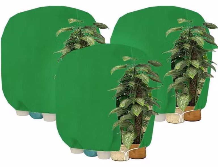 Copertura protettiva per piante, 190x220 cm, verde, confezione da 3 pezzi