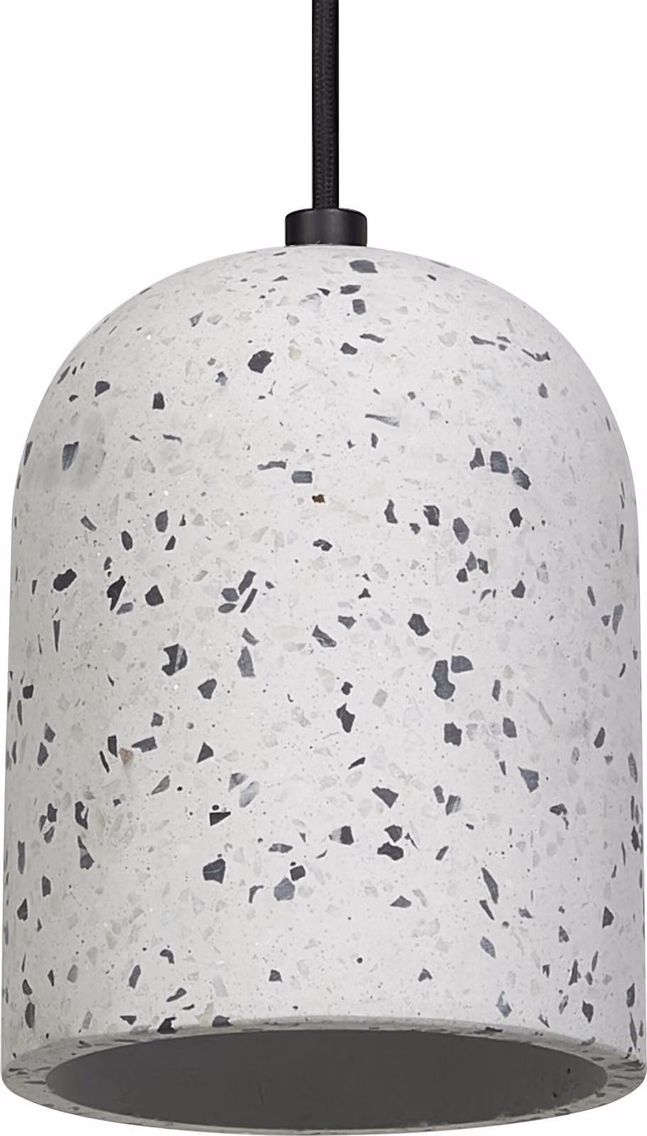 OSRAM Decor Pill lampada a sospensione decorativa con paralume a forma di pillola, 150 mm, con attacco E27, in terrazzo bianco, IP20