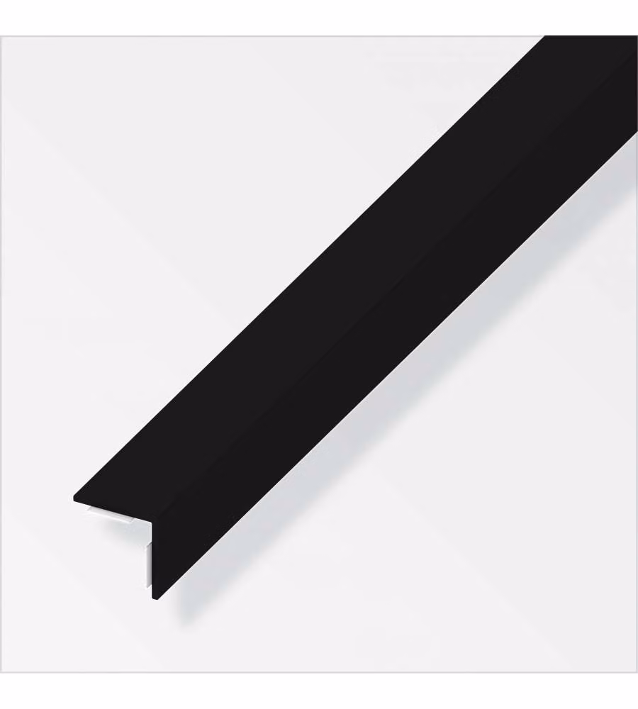 Autoadesivo Angolare 20X20 Pvc Nero 1Metro