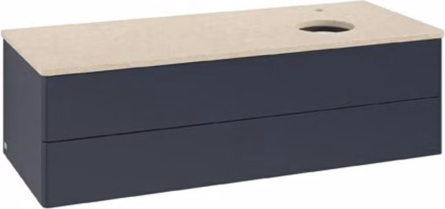 Mobiletto V&B senza struttura frontale Antao 120x36x50cm, HL, WBP botti., md b m Lac