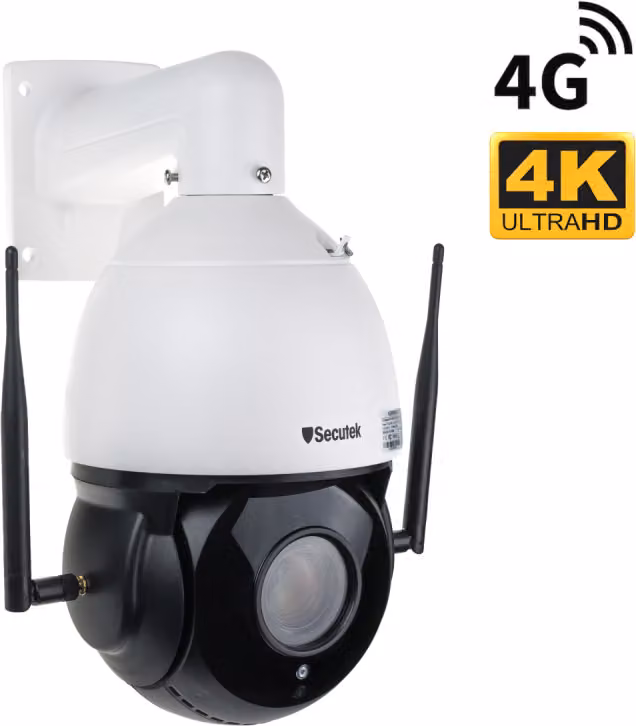Telecamera IP rotante PTZ LTE Secutek SBS-NC710G-30X - 8MP, zoom 30x