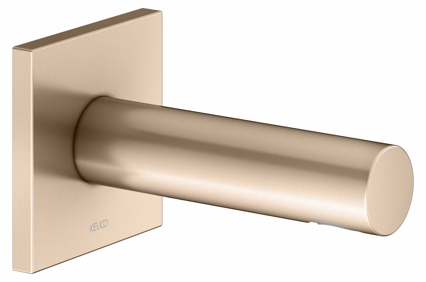 KEUCO IXMO Bec déverseur pour baignoire, rosace carrée, saillie 130mm, 59545030002, 59545030002