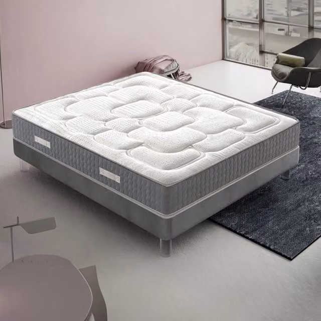 Materasso Piazza e Mezza MaterassieDoghe in Memory Foam Bianco L: 120 cm, P: 190 cm, H: 21 cm con Proprietà Antibatteriche e Regolazione della Temperatura