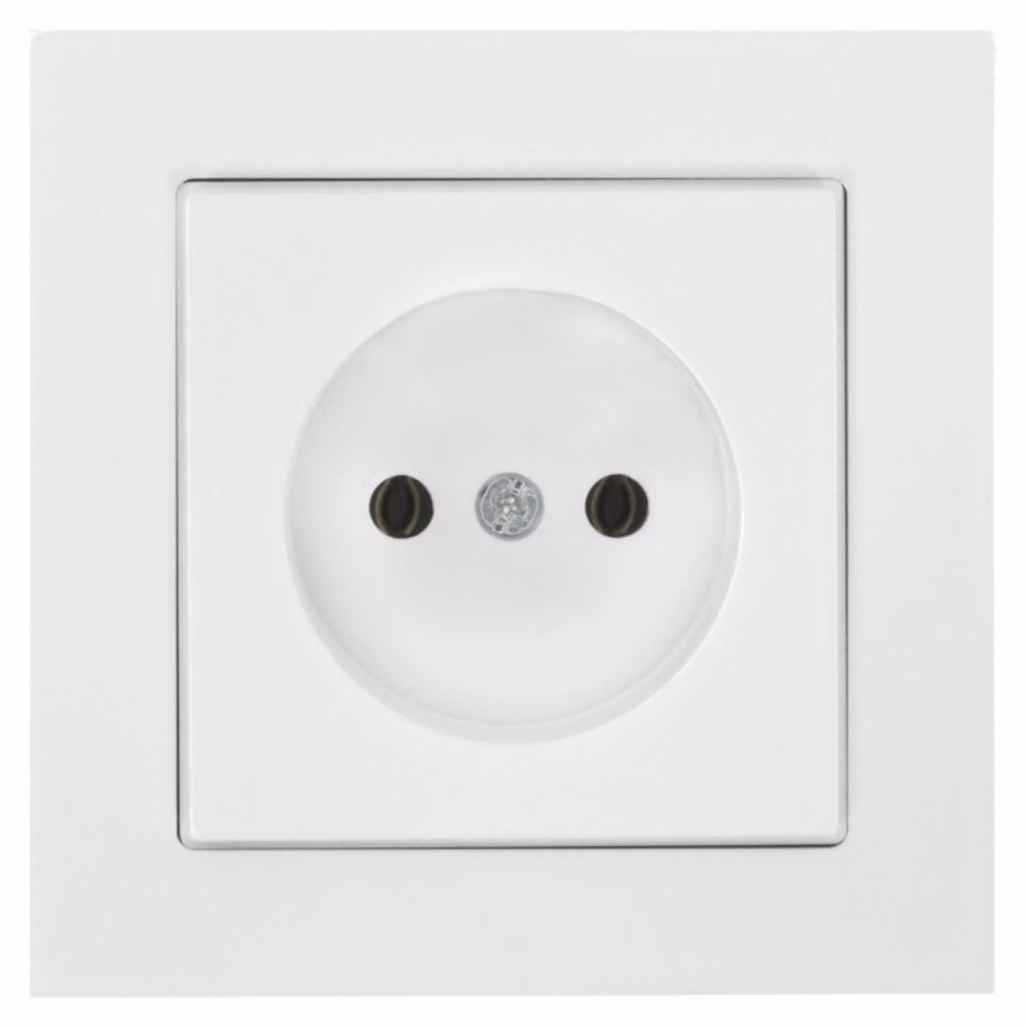 Prese a muro singola, tipo CEE 7/1, senza messa a terra, 16A/250V, scatola di derivazione IP20