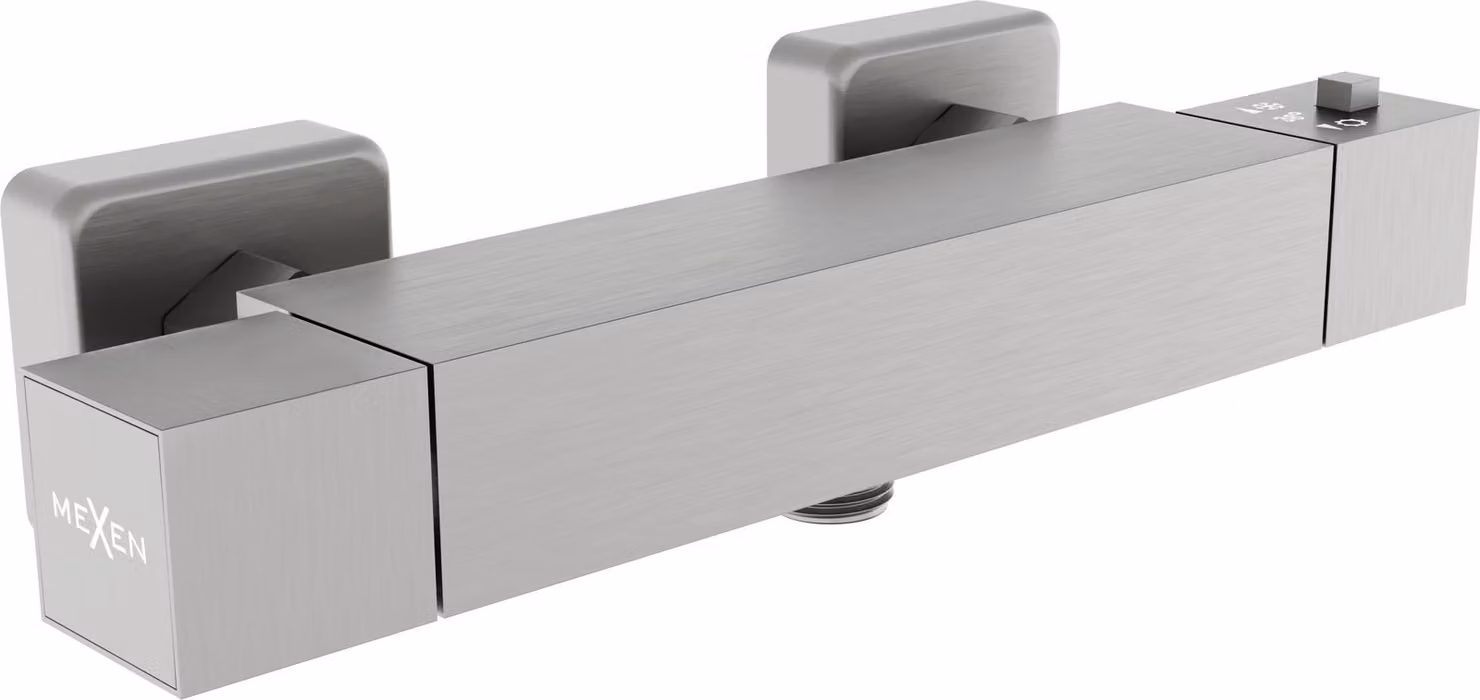 Mexen Cube rubinetto termostatico per doccia, grafite - 77200-66