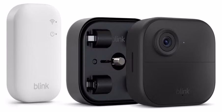 Telecamera di sicurezza wireless per esterni, risoluzione 1080p HD - Autonomia della batteria: 4 anni - Grado di protezione IP65 (resistente all'acqua)