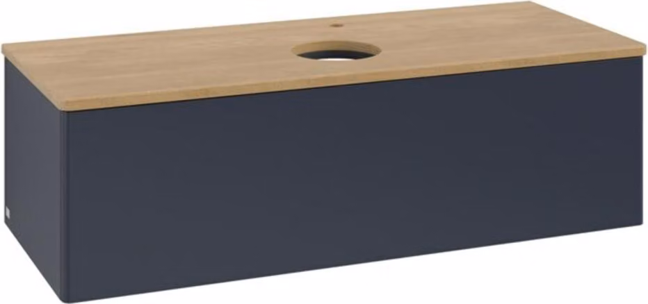 V&B Mobiletto senza struttura frontale, con illuminazione Antao 120x36x50cm, HL, WBP hon. Oa, md b m Lac