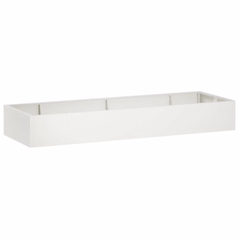 vidaXL Muro di contenimento in acciaio bianco, 8 pezzi, L 300 cm x P 100 cm x H 50 cm