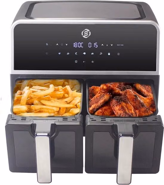 Frittatore ad aria Duplice - Doppio Forno - Cucina Duplice - Frittatore ad aria ad alta velocità - Vari Programmi - Zona Duplice - Mega