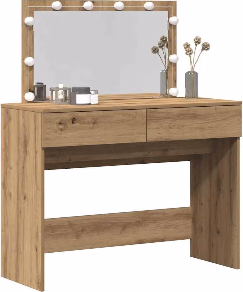 Tavolo da Trucco Rovere artigianale 100 x 40 x 120 cm