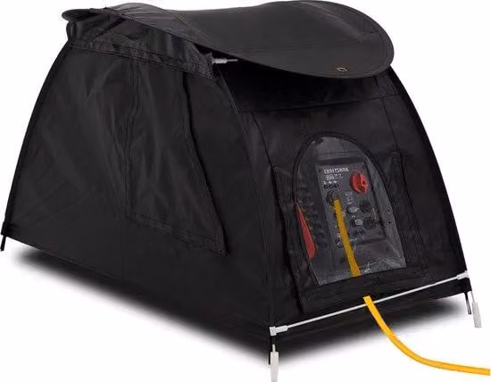 Cassa da trasporto impermeabile, nera, 90x50x58 cm, per generatori inverter