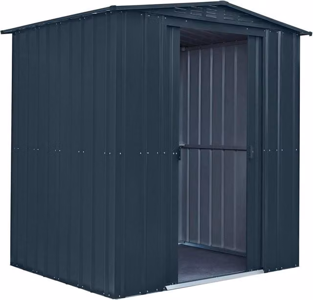 Casetta Box da Giardino 183x154xH193 cm in Lamiera Antracite