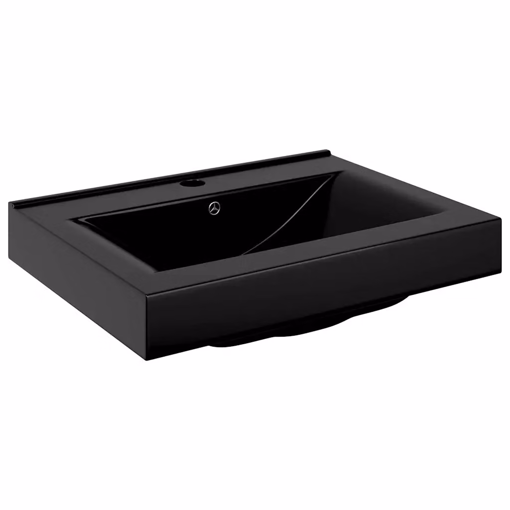 Lavello da appoggio rettangolare in ceramica bianca vidaXL L: 60 cm, P: 46 cm, H: 16 cm – 2