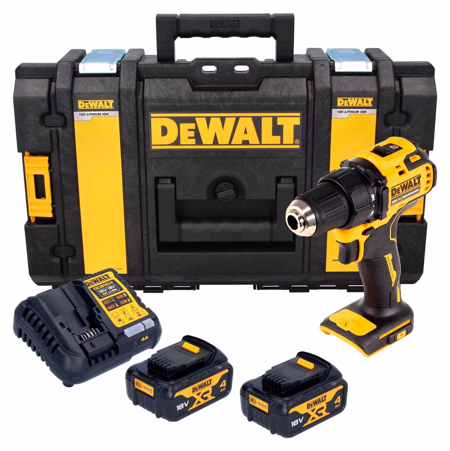 DeWalt DCD 708 N Trapano avvitatore a batteria 18 V 65 Nm Brushless Solo - senza batteria, senza caricabatteria