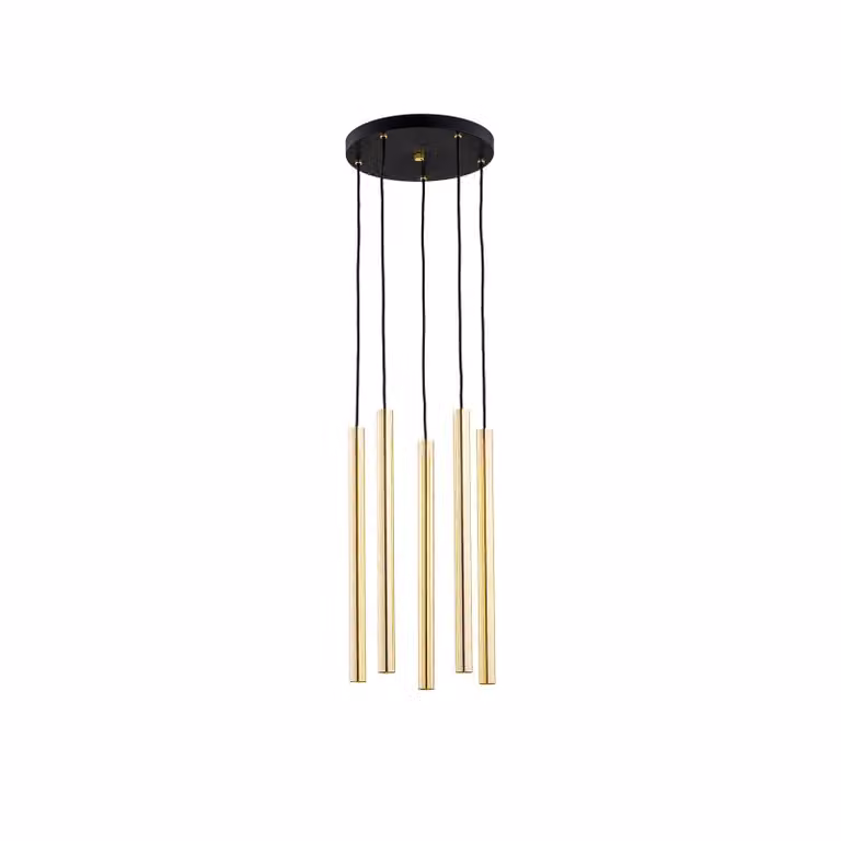 Lampada a sospensione Sone Argon, dimmerabile, Ottone / Oro, Soggiorno / Sala da pranzo, Metallo, Lampada a sospensione