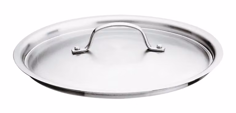 Coperchio Serie 2500 3-Ply in trimetallo inox-alluminio-inox, diam.26cm