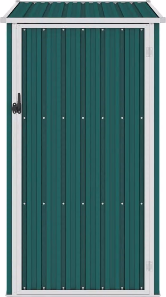 Capanno da Giardino Verde 87x98x159 cm in Acciaio Zincato