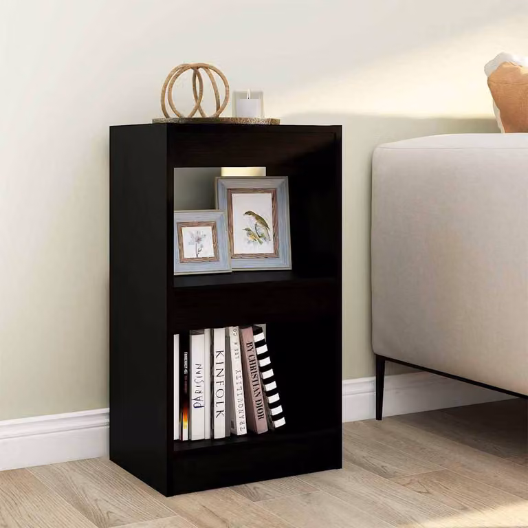 Libreria/Divisorio vidaXL Nero Opaco in Legno e MDF L/P/H: 40 x 30 x 72 cm