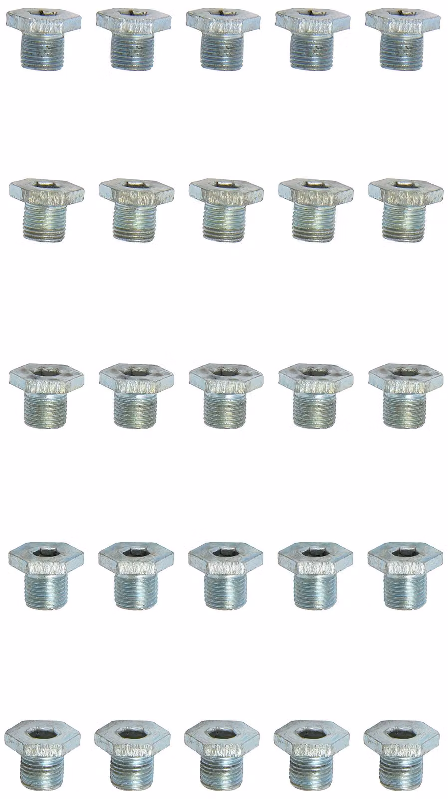 Tappo di scarico olio, esagono incassato 8mm, M14x1,25x13mm, confezione da 25