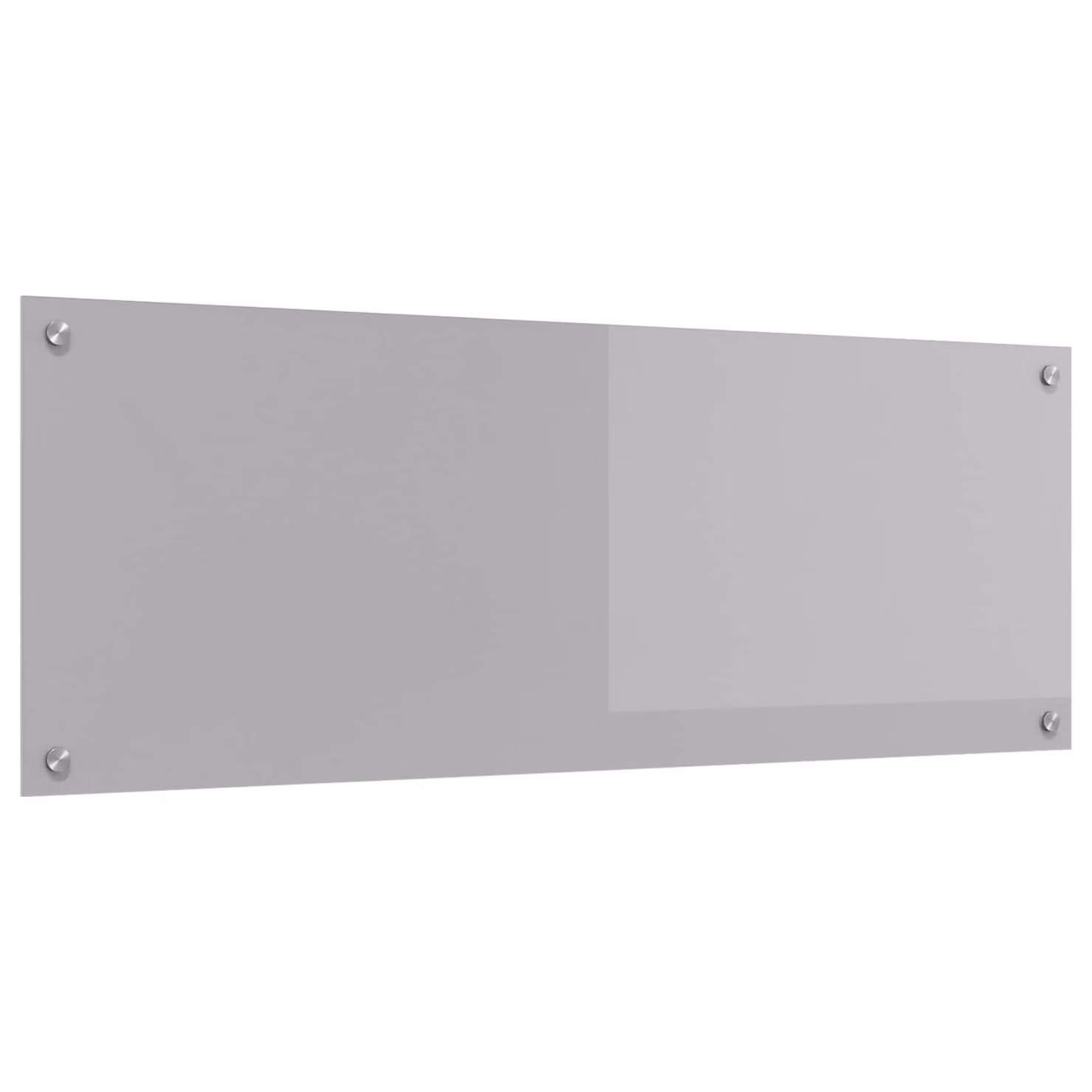 Schienale da cucina vidaXL in vetro temperato Grigio chiaro L: 110 cm, H: 40 cm