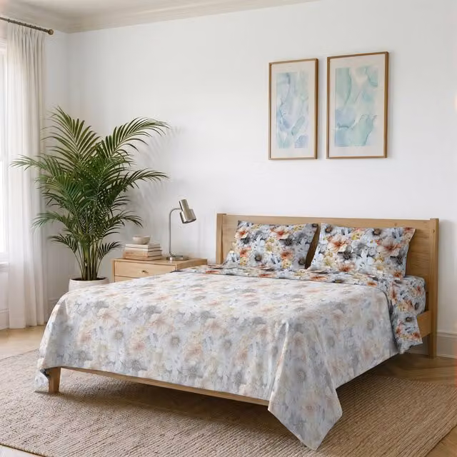 Completo letto Infinity matrimoniale Flowers Datex