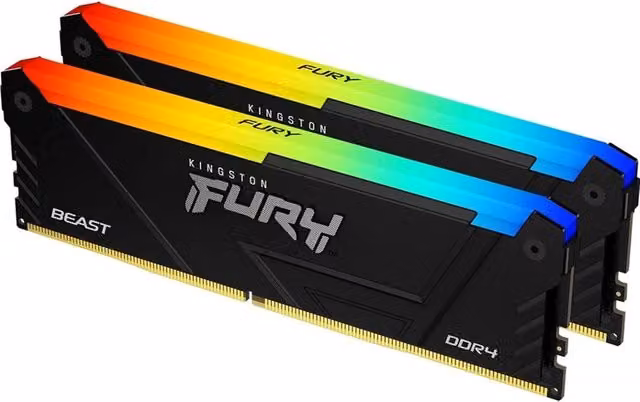 Kingston Technology FURY Beast 32GB 3600MT/s DDR4 CL18 DIMM (Kit di 2) RGB