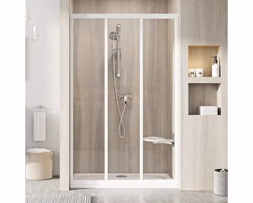 Porta doccia RAVAK ASDP3-90 198 bianco+trasparente 00V701R2Z1