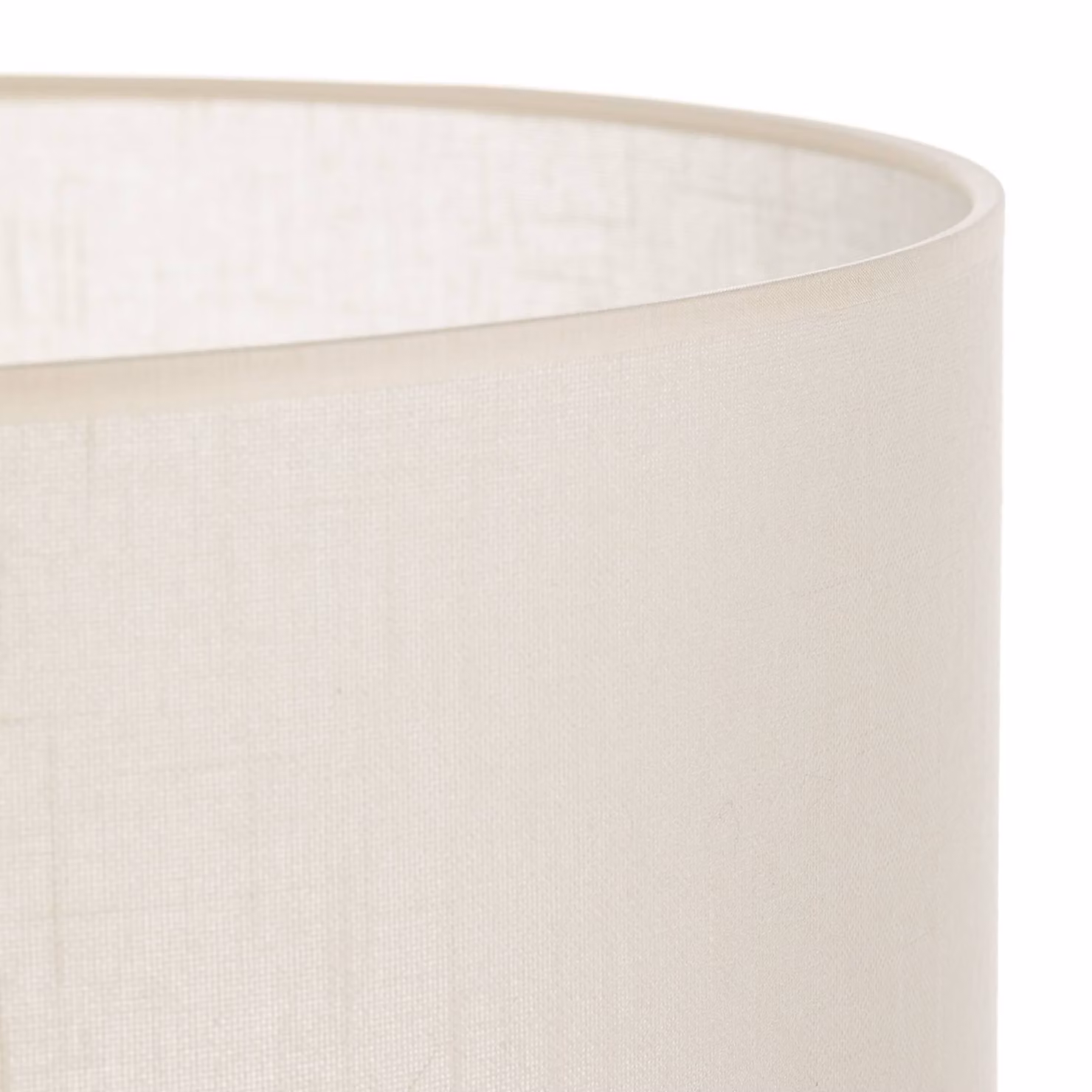 Paralume Alba, Ø 40 cm, E27, ecru Alba HELAM, Crema / Ambra, Soggiorno / Sala da pranzo, Tessuto / Stoffa / Seta