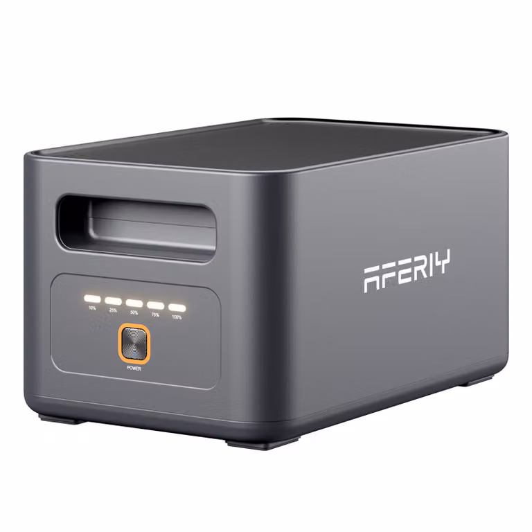 AFERIY Batteria di espansione P180 Pro 1024 Wh, batteria aggiuntiva per P180 Pro, capacità espandibile fino a 5120 Wh