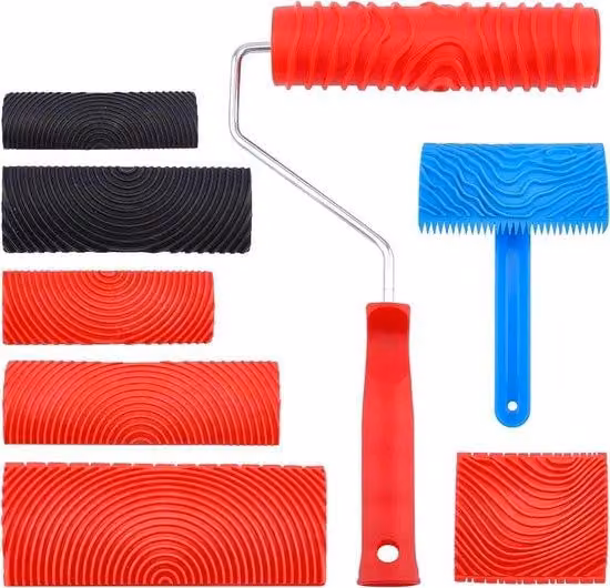 Rullo in plastica per decorazioni murali e texture