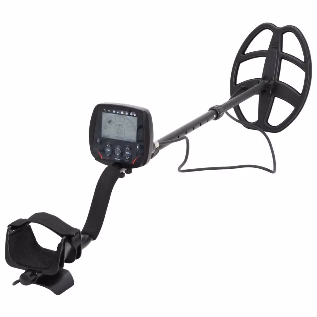 Metal Detector vidaXL Nero con Schermo LCD e Profondità di Ricerca 20 cm – 2