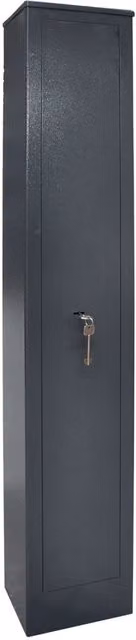 Armadio portafucili KT-5T UNIKO con 5 posti, colore nero, L: 35 cm, P: 25 cm, H: 145 cm