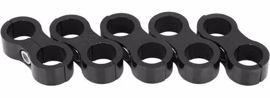 Adattatore in alluminio AN8 per tubi flessibili auto, per tubi del carburante, set da 5 pezzi
